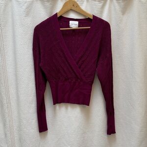 Pink Rose Magenta Lace Knit